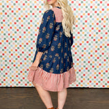 Play On Print Babydoll Dress