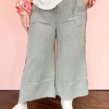 Easy Peasy Terry Palazzo Pants