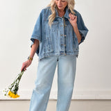 Denim Drift Poncho