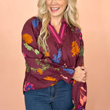 Crimson Petals Blouse