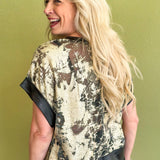 80's Band Girl Blouse