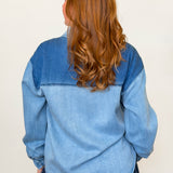 Mix Of Modern Touch Denim Top