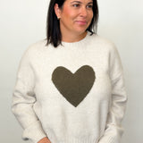Heart On Repeat Crewneck Sweater