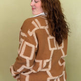Oversized Angle Cardigan