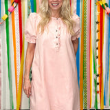 Pinky Pals Denim Dress