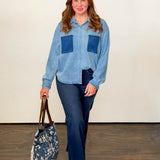 Mix Of Modern Touch Denim Top
