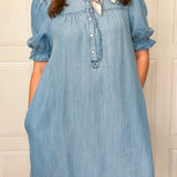 Making It Work With Denim Dress
