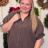 Spiced Mocha Blouse