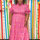 Confetti Play Midi Dress