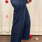 Made For You & Me Wide Leg Crop Jean