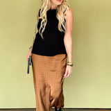 The Twirl Dot Midi Skirt