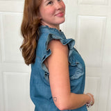 A Side Effect Of Denim Love Blouse