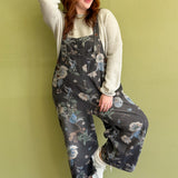Midnight Bloom Overalls