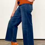 Made For You & Me Wide Leg Crop Jean