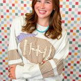 Kickoff Patchwork Pullover