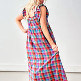 Purely Plaid Midi Dress