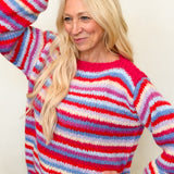 Looking Sideways Striped Sweater