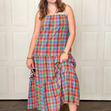 Daydream Plaid Maxi Dress