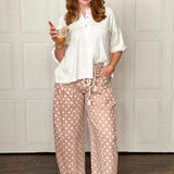 For All Things Good Button Down Top