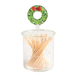Holly Jolly Toothpick Caddy Sets