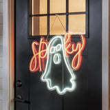 Neon Ghost Door Hanger