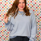 Into The Blue Long Sleeve Top