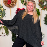 Midnight Shimmer Poncho