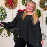 Midnight Shimmer Poncho