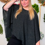 Midnight Shimmer Poncho