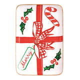 Christmas Metal Tidbit Plates