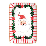 Christmas Metal Tidbit Plates