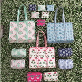Dahlia Block Print Tote