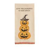 Stacked Jack-O’-Lantern Towel