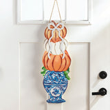 Pumpkin Topiary Door Hanger