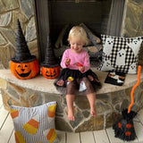 Candy Corn Beaded Pillow