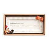 Friendsgiving Sentiment Plate