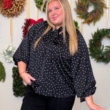 Dot Your Heart Blouse
