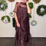 Wild Elegance Midi Dress