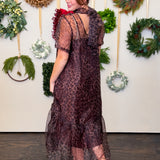 Wild Elegance Midi Dress