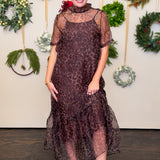 Wild Elegance Midi Dress