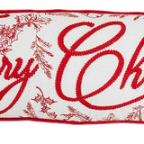 Embroidered Christmas Pillows