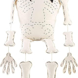 Stuffed Skeleton Bench Sitter