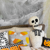 Candy Corn Beaded Pillow