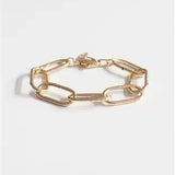 Worn Chain Link Bracelet